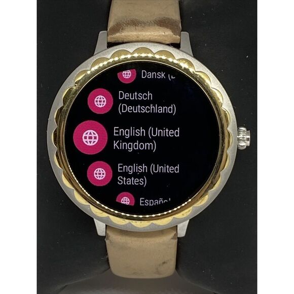 Kate Spade Gen 3 KST2007 Women's Sand Leather Digital Dial Smart Watch PD454 - Picture 2 of 12